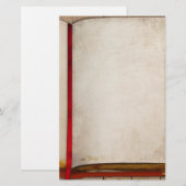 Altes Buch Briefpapier (Vorne/Hinten)