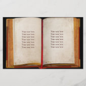 Altes Buch Flyer (Hinten)