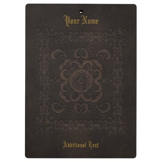 Altes Buch Klemmbrett (Rückseite)