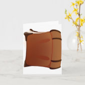 Altes Buch-Mitteilungskarten Karte (Gelbe Blume)