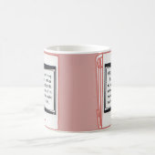 altes Buchcover Ehrlichkeit im Geschäft Kaffeetasse (Mittel)