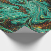 Altes Buchcover mit abstraktem antiken Muster Geschenkpapier (Ecke)