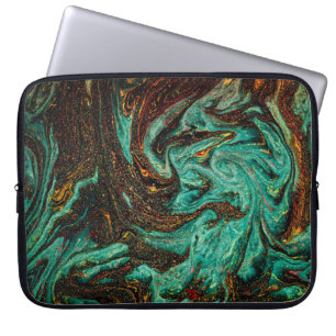 Altes Buchcover mit abstraktem antiken Muster Laptopschutzhülle