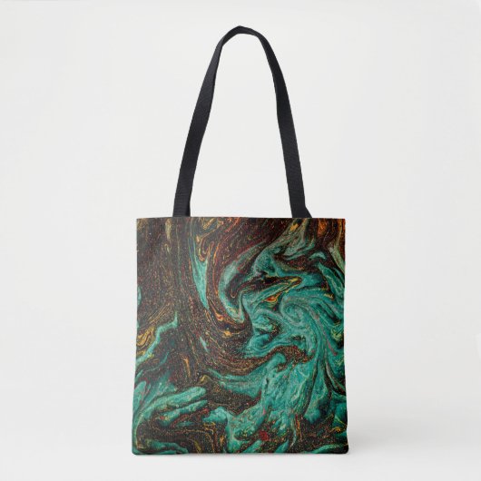 Altes Buchcover mit abstraktem antiken Muster Tasche (Vorderseite)