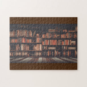 Altes Bücherregal Puzzle