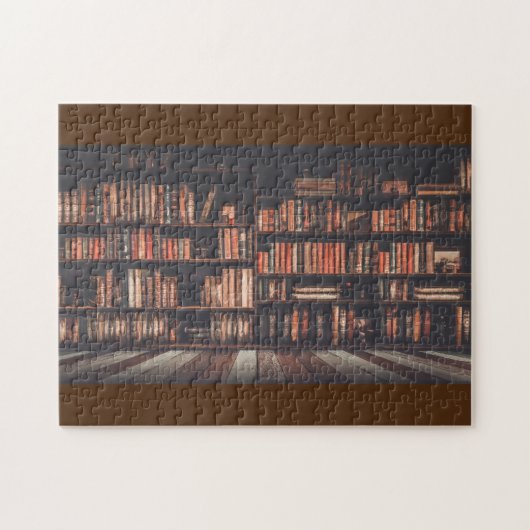 Altes Bücherregal Puzzle (Horizontal)