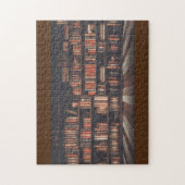 Altes Bücherregal Puzzle (Vertikal)