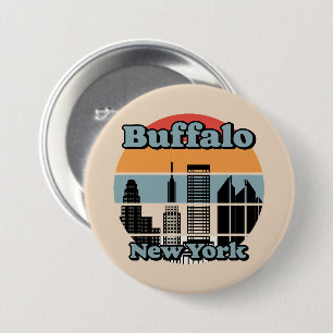 Altes Buffalo New York Button