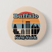 Altes Buffalo New York Button (Vorderseite)
