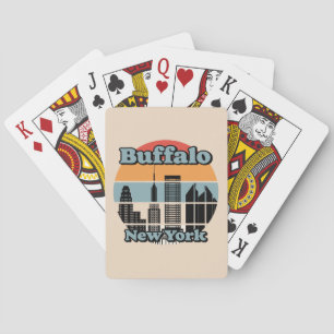 Altes Buffalo New York Spielkarten
