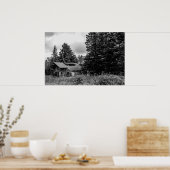 Altes Cabin Poster (Küche)