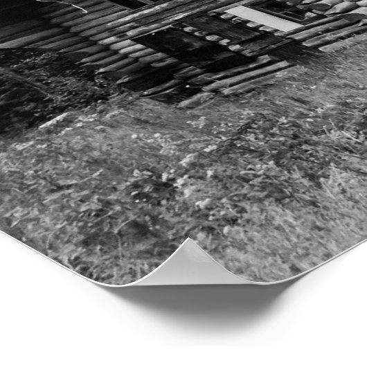 Altes Cabin Poster (Ecke)