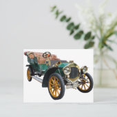 Altes Cabriolet Postkarte (Stehend Vorderseite)