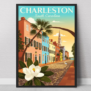 Altes Charleston South Carolina Poster