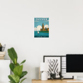 Altes Chicago Plakat (Heimbüro)