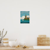 Altes Chicago Plakat (Küche)