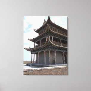 Altes Chinesisches Gebäude Leinwanddruck