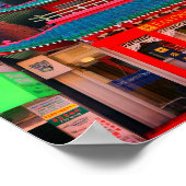 Altes chinesisches Telefonaustauschposter Poster (Ecke)