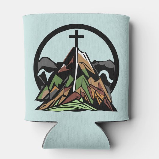 Altes Christliches Kreuz Dosenkühler (Rückseite)