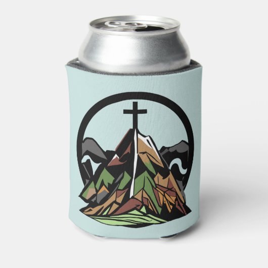 Altes Christliches Kreuz Dosenkühler (Kanne Rückseite)
