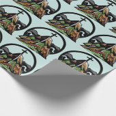 Altes Christliches Kreuz Geschenkpapier (Ecke)