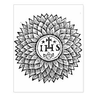 Altes Christogramm IHS Stempel