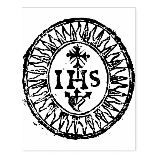 Altes Christogramm Stempel (Prägung)