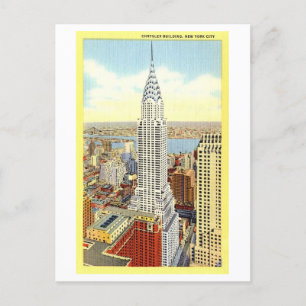Altes Chrysler Building, New York City, Postkarte