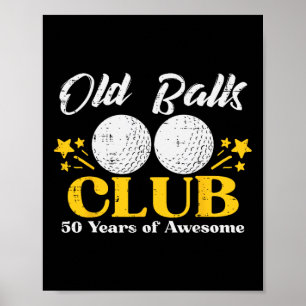 Altes Club Golf 50 Jahre Großartig 50. Geburtstag Poster