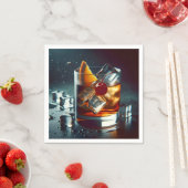 Altes Cocktail-Party Serviette (Beispiel)