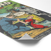 Altes Comic-Cover Poster (Ecke)