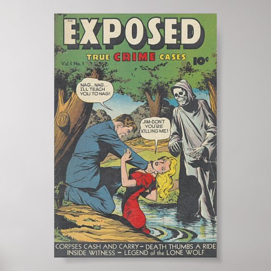 Altes Comic-Cover Poster (Vorne)