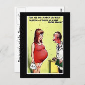 Altes Comic Postkarte (Vorne/Hinten)