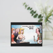 Altes Comic Postkarte (Stehend Vorderseite)