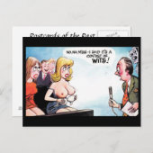 Altes Comic Postkarte (Vorne/Hinten)