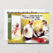 Altes Comic Postkarte (Vorne/Hinten)