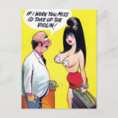 Altes Comic Postkarte (Vorderseite)