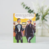 Altes Comic Postkarte (Stehend Vorderseite)