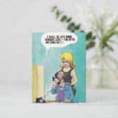 Altes Comic Postkarte (Stehend Vorderseite)