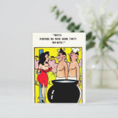 Altes Comic Postkarte (Stehend Vorderseite)