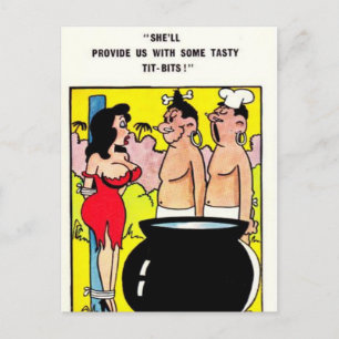 Altes Comic Postkarte