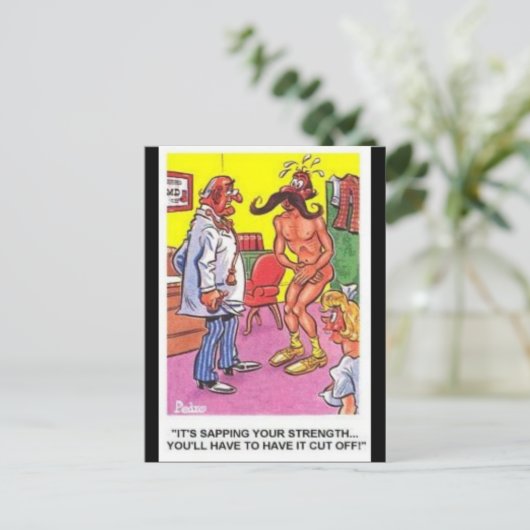 Altes Comic Postkarte - (Stehend Vorderseite)