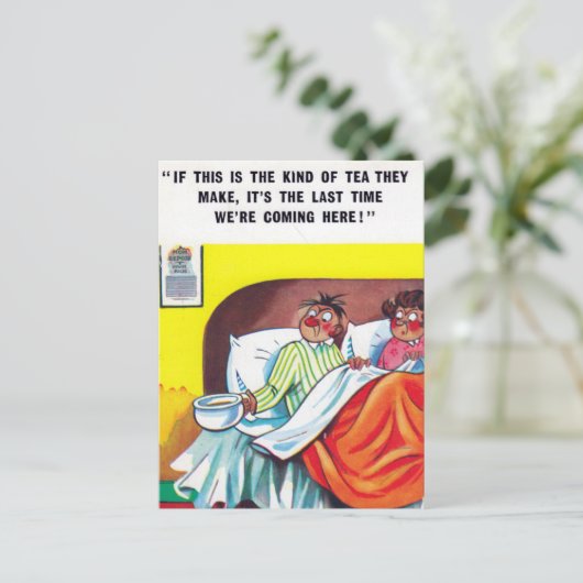 Altes Comic Postkarte (Stehend Vorderseite)