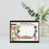 Altes Comic Postkarte (Stehend Vorderseite)