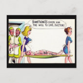 Altes Comic Postkarte (Vorderseite)