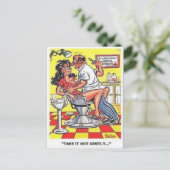 Altes Comic Postkarte - Comic - Zahnarzt (Stehend Vorderseite)