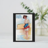 Altes Comic Postkarte - Hochzeit (Stehend Vorderseite)