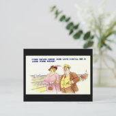 Altes Comic Postkarte - Lange Tote (Stehend Vorderseite)