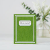 Altes Coverbuch Hochzeit Einladung (Stehend Vorderseite)
