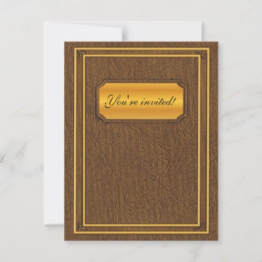 Altes Coverbuch Hochzeit Einladung (Vorderseite)